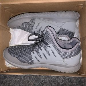 Adidas Tubular Radial Gray Running Sneaker